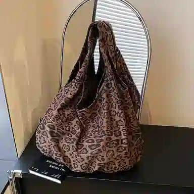 小猪班纳 韩系复古托特包秋冬通勤时尚慵懒风 绒面 单肩包 女款 多色