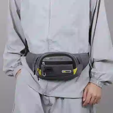 小猪班纳 耐磨实用通勤 牛津纺 腰包 常规 男款 多色