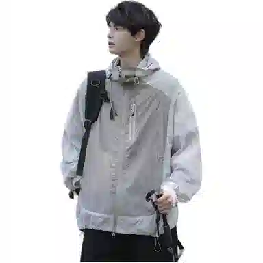 MORii Casual Zip Colorblock Jacket