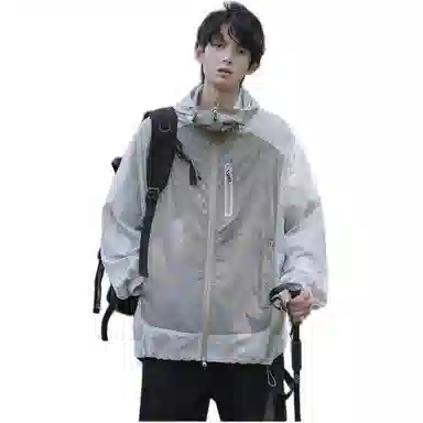 MORii Casual Zip Colorblock Jacket