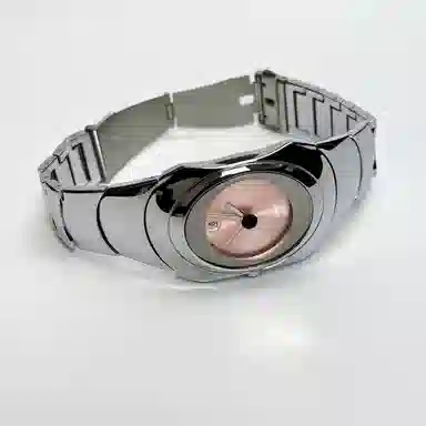 HNK Quartz Stainless Steel White Dial