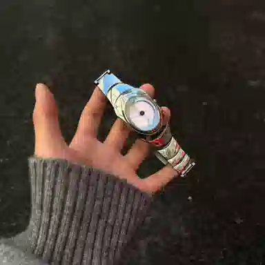 HNK Quartz Stainless Steel White Dial