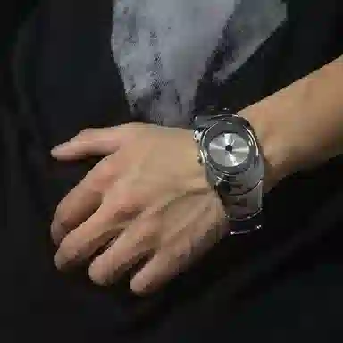 HNK Quartz Stainless Steel White Dial