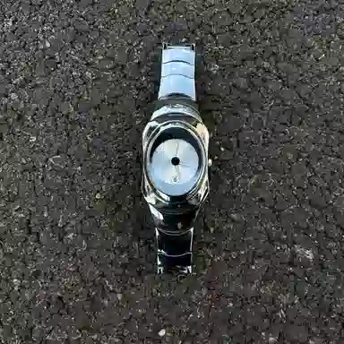 HNK Quartz Stainless Steel White Dial