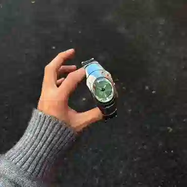 HNK Quartz Stainless Steel White Dial