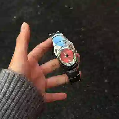 HNK Quartz Stainless Steel White Dial