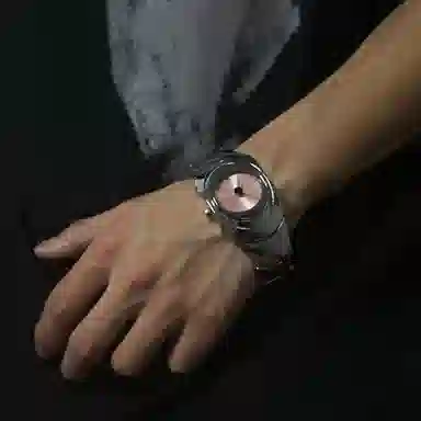 HNK Quartz Stainless Steel White Dial