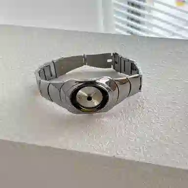 HNK Quartz Stainless Steel White Dial