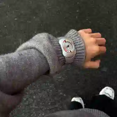 HNK Quartz Stainless Steel White Dial