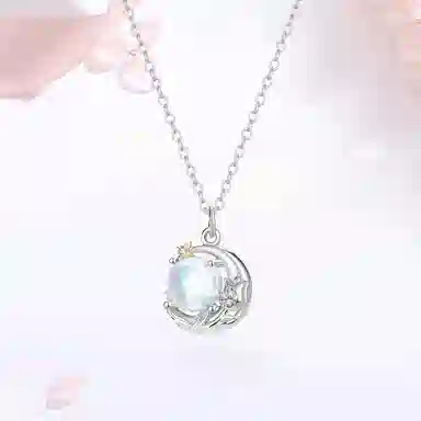 【 S925 玫瑰星球】 七好美银 精致轻奢时尚优雅森系小清新 简约小众气质高级感设计 日常约会通勤百搭锁骨链 银 项链 女款