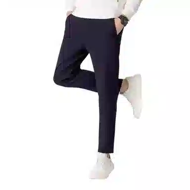 李生制造 百搭时尚舒适保暖直筒休闲裤 男款