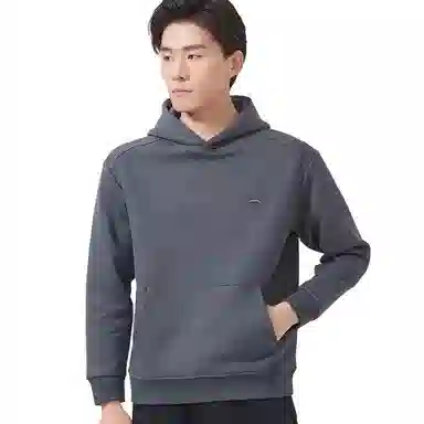 李生制造 海豚系列连帽宽松休闲上衣长袖卫衣 男款