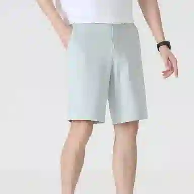 李生制造 通勤系列夏季抗皱凉感直筒百搭休闲短裤 男款