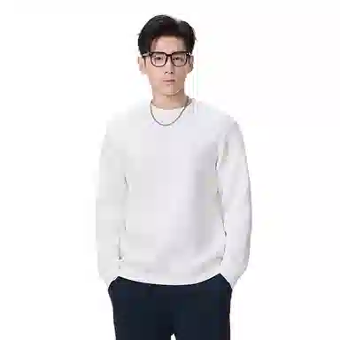 李生制造 海豚系列  休闲百搭圆领合身长袖卫衣 男款