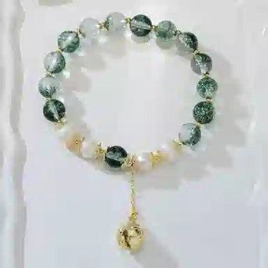 千叶珠宝 绿野仙踪轻奢小众精致 绿幽灵 手串 男女同款情侣款