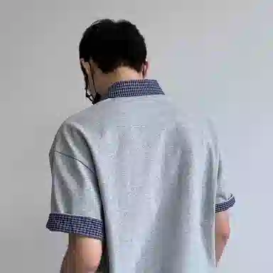 MIU Polo Knit Patchwork