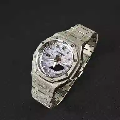 Casio GA2100 Frost Silver