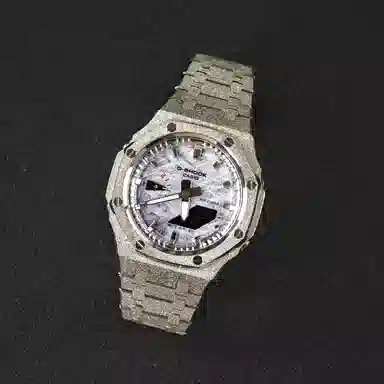 Casio GA2100 Frost Silver