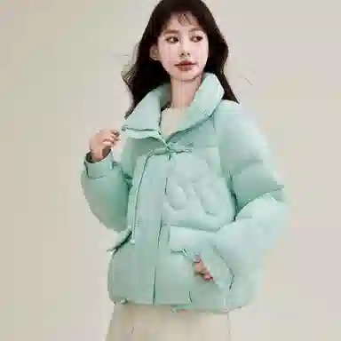 鸭鸭 时尚百搭可爱少女学生日常通勤宽松立领柔软舒适保暖轻盈羽绒服 女款