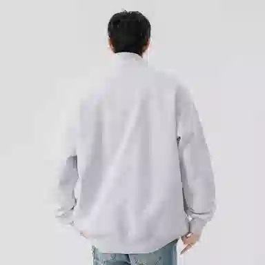 阿凡迪 美式高街复古时尚潮流创意个性字母星星印花日常通勤休闲运动经典百搭长袖氛围感学院风纯色开衫外套卫衣 男女同款