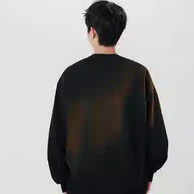 阿凡迪 美式高街复古宽松日常通勤休闲运动经典百搭纯色长袖卫衣 男女同款