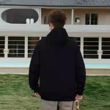 阿凡迪 校园童趣【重磅华棉】美式简约基础款卡通动物字母撞色仿刺绣高级感印花高街个性潮流百搭通勤无性别宽松连帽卫衣 男女同款