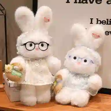 PUDOWRABBIT 35cm45cm55cm