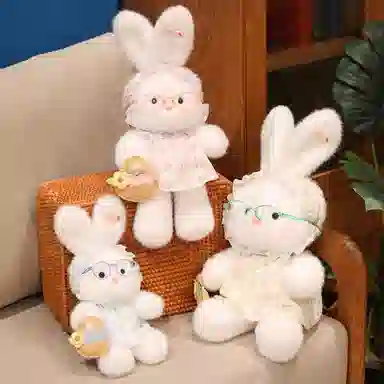 PUDOWRABBIT 35cm45cm55cm