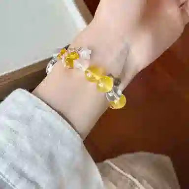 导维 表带 华为适用 串珠材质 弹力串珠表带男女通用