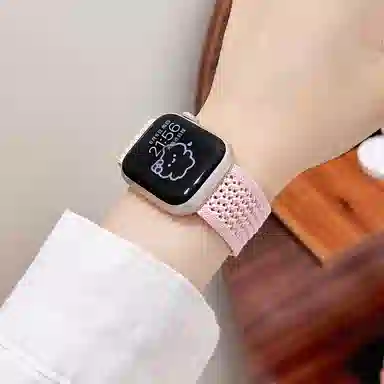 导维 华为适用 手表表带 尼龙材质 表带手表带活力款伞扣尼龙针织腕带透气手表链男女士手环替换带