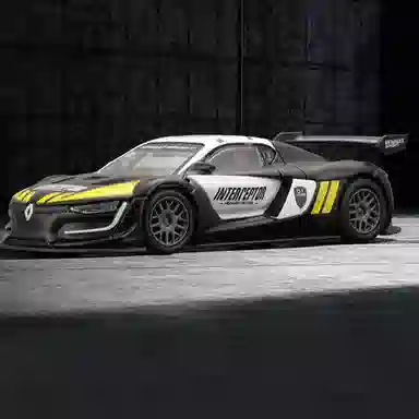 格薇拉 雷诺合金车模 收藏 成品模型