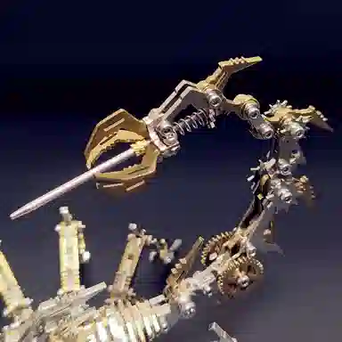 格薇拉 钢魔兽红色蝎子魔蝎金属机械 拼装模型