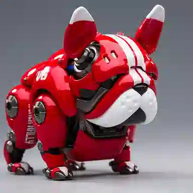 格薇拉 机械斗牛犬机器狗机甲 成品模型