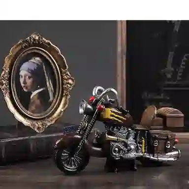 格薇拉 美式复古摩托汽车 成品模型