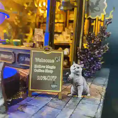 格薇拉 魔洛魔堡立体小屋大型建筑玩具 拼装模型