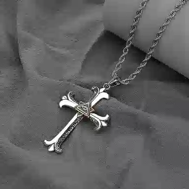 ROUTE 66 God Eye Pendant Necklace