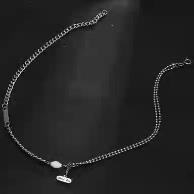 ROUTE 66 Necklace Titanium Steel