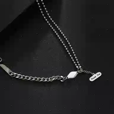 ROUTE 66 Necklace Titanium Steel