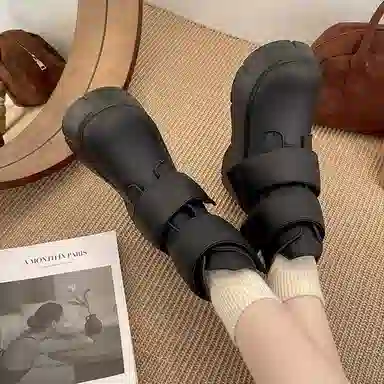 CHERRY&KALIKA Retro Casual Ankle Boots 8CM