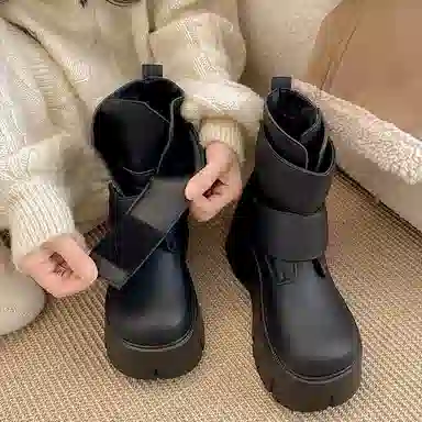 CHERRY&KALIKA Retro Casual Ankle Boots 8CM