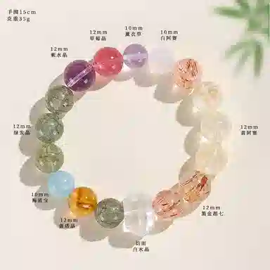 饰之颜 新中式时尚高级感招财#好运天然 超七 手串 女款