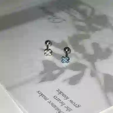 饰之颜 小清新简约 铜 耳钉 女款