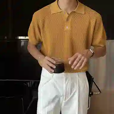 UNA RETA vintagecleanfitPolo