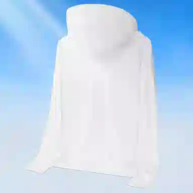 冰丝感防紫外线透气防水弹力可拆卸帽檐连指设计简约户外情侣夏季运动皮肤衣防晒服 男女同款