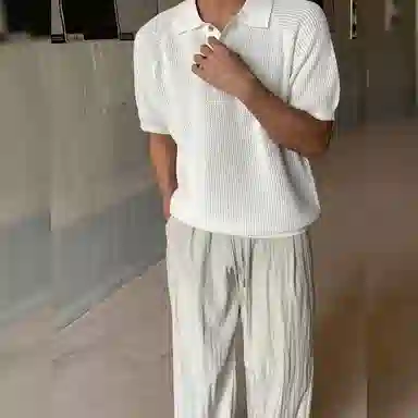 UNA RETA vintagecleanfitPolo