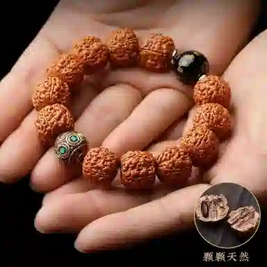 子婳 大佛珠文玩盘玩佛平安喜乐招财纳福 金刚菩提 手串 男款