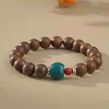 子婳 复古设计小众风格高级感 金丝檀木 珠串 男款