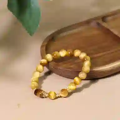 子婳 复古国潮招财转运小众设计个性潮流轻奢大气高级感手饰#好运 虎眼石 手串 男女同款情侣款