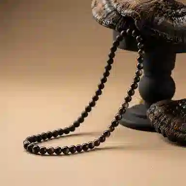 子婳 新中式国风文玩佛珠好运平安顺逐文艺简约百搭 降真香 手串 男女同款情侣款