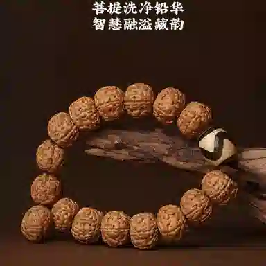 子婳 盘玩念珠文玩转运珠手持精工细作原籽子时尚百搭 金刚菩提 手串 男款